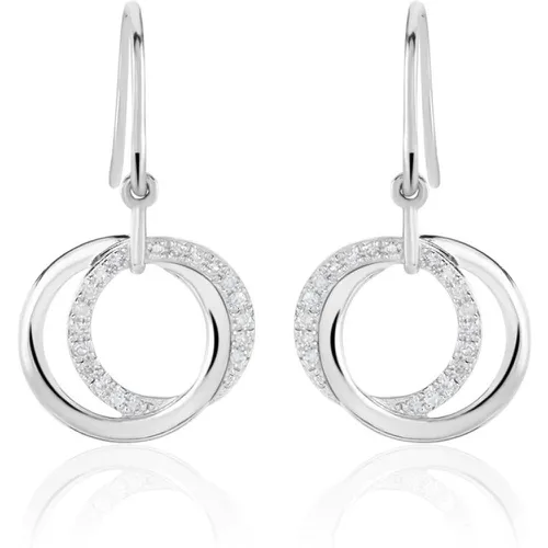 Boucles D'oreilles Pendantes Or Tresha Diamants - Histoire d'Or - Modalova