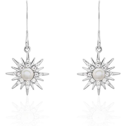 Boucles D'oreilles Pendantes Blanca Argent Perle De Culture - Histoire d'Or - Modalova