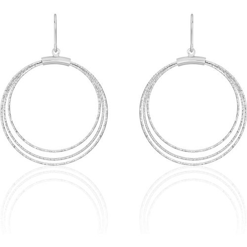 Boucles D'oreilles Pendantes Nadiona Argent - Histoire d'Or - Modalova