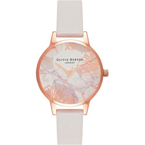 Montre Abstract Florals Blanc - Olivia Burton - Modalova