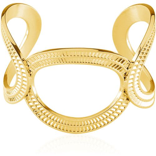 Bracelet Jonc Agostino Acier Jaune - Histoire d'Or - Modalova