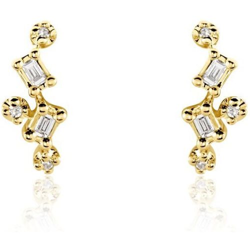 Boucles D'oreilles Puces Joy Or Diamant - Histoire d'Or - Modalova