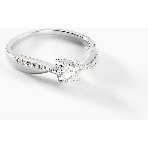 Bague Solitaire Doralicia Argent Oxyde De Zirconium - Histoire d'Or - Modalova