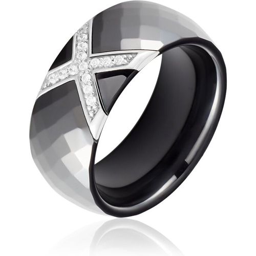 Bague Ceramique X Argent Oxyde De Zirconium Et CÃ©ramique - Histoire d'Or - Modalova