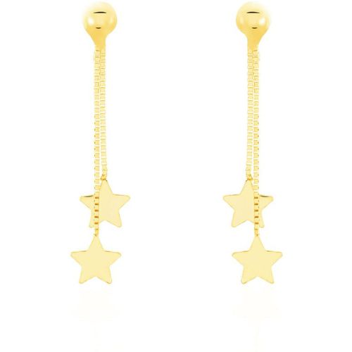 Boucles D'oreilles Pendantes Alphonsine Etoile Or - Histoire d'Or - Modalova