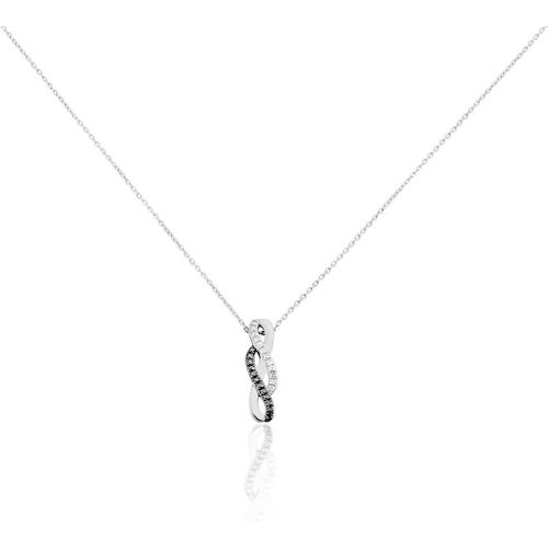 Collier Callune Or Blanc Diamant - Histoire d'Or - Modalova