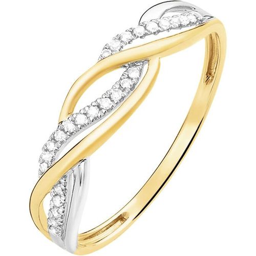 Bague Romane Or Jaune Diamant - Histoire d'Or - Modalova