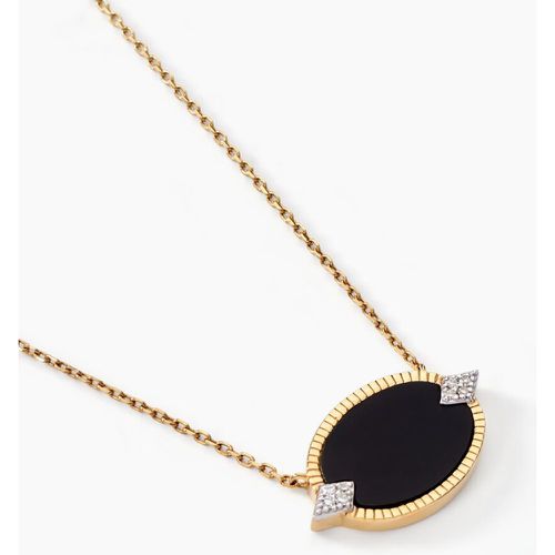 Collier Tahina Or Onyx Diamant - Histoire d'Or - Modalova