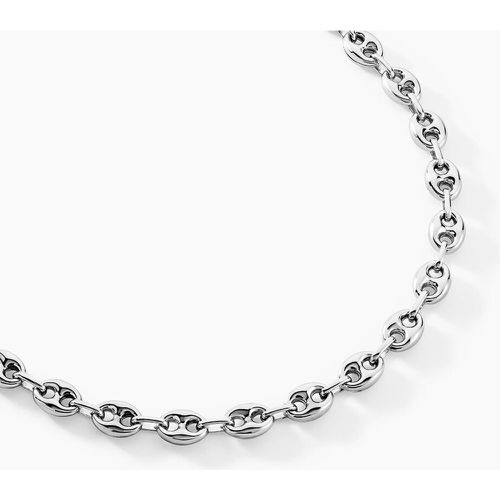 Collier Carrus Maille Grain De Cafe Argent - Histoire d'Or - Modalova