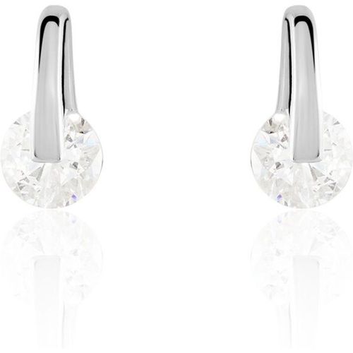 Boucles D'oreilles Pendantes Vera Argent Oxyde De Zirconium - Histoire d'Or - Modalova