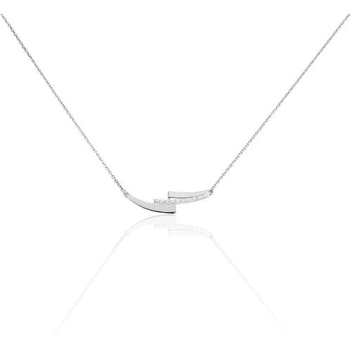 Collier Ainhoa Or Blanc Diamant - Histoire d'Or - Modalova