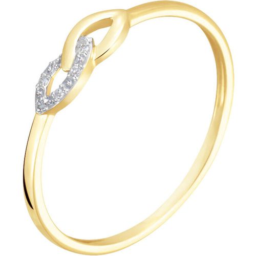 Bague Irla Or Jaune Diamant - Histoire d'Or - Modalova