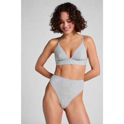 Hunkemöller String en coton Gris - Hunkemöller - Modalova