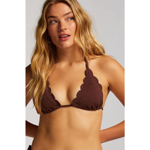 Haut de bikini triangle Scallop Lurex - Hunkemöller - Modalova