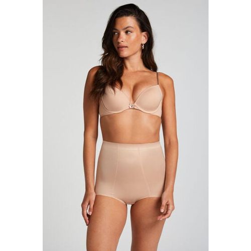 Culotte taille haute avec gaine sculptante en dentelle scuba - Hunkemöller - Modalova