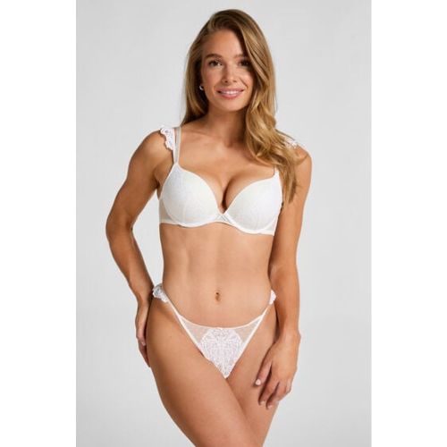 Hunkemöller String Posie Blanc - Hunkemöller - Modalova