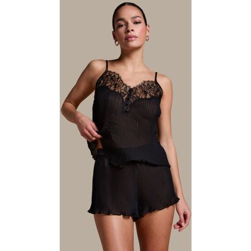 Hunkemöller Short Plisse Noir - Hunkemöller - Modalova