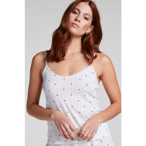 Hunkemöller Top cami Lace Blanc - Hunkemöller - Modalova