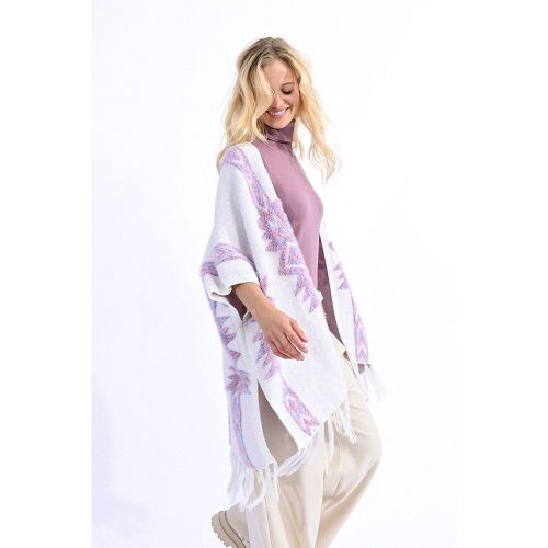 Poncho graphique - MOLLY BRACKEN - Modalova