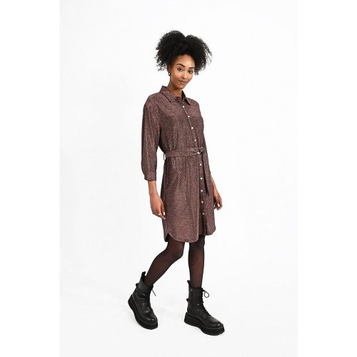 Robe chemisier en jersey lurex - MOLLY BRACKEN - Modalova