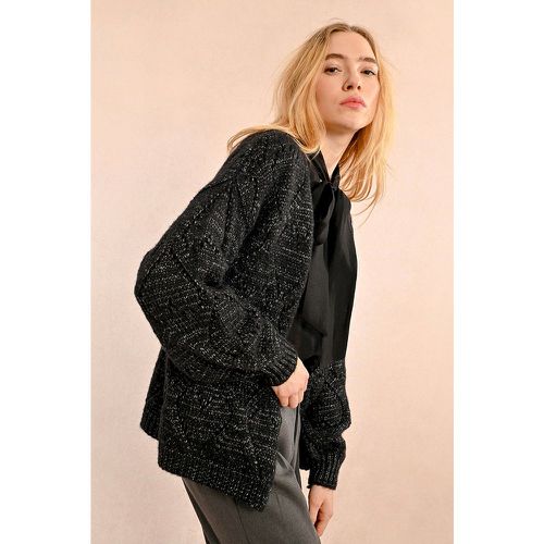 Gilet oversize en maille pointelle - MOLLY BRACKEN - Modalova