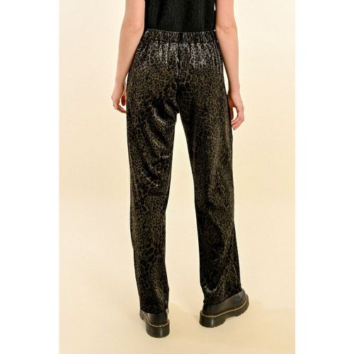 Pantalon en velours, imprimé animalier - MOLLY BRACKEN - Modalova