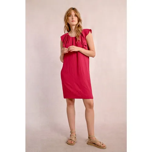 Robe courte à manches fantaisies - MOLLY BRACKEN - Modalova