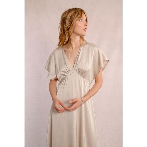 Robe longue satinée - MOLLY BRACKEN - Modalova