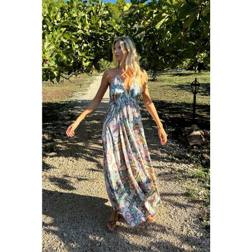 Robe longue satinée - MOLLY BRACKEN - Modalova