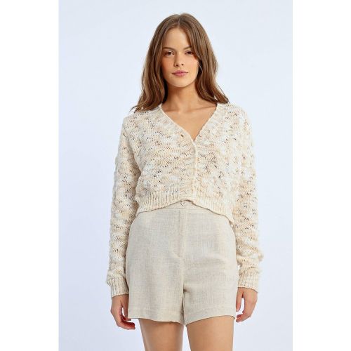 Cardigan en laine mélangée - LILI SIDONIO - Modalova