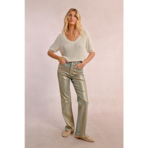 Pantalon enduit - MOLLY BRACKEN - Modalova