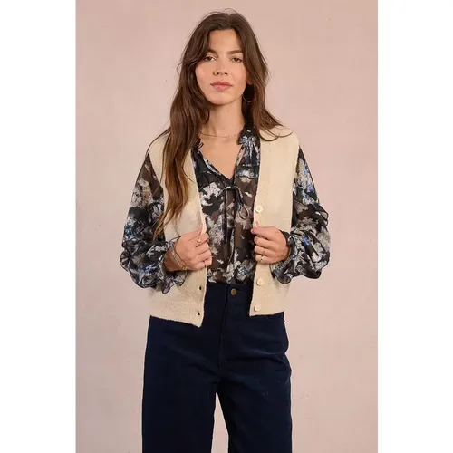 Gilet sans manches en maille parsemée de sequins - MOLLY BRACKEN - Modalova