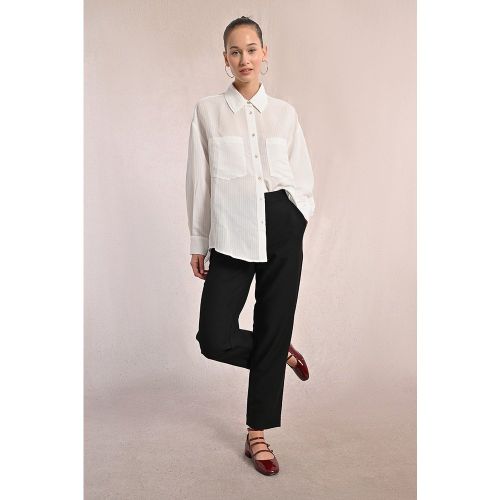 Pantalon tailleur droit - MOLLY BRACKEN - Modalova