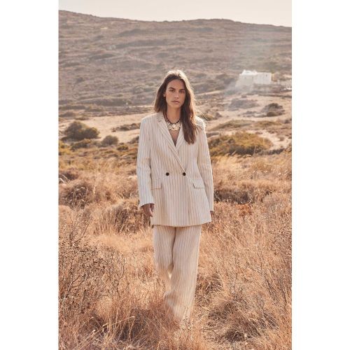 Pantalon de tailleur en lin layla taille 40 - Maison 123 - Modalova