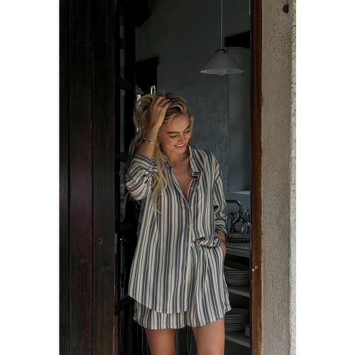 Oversized Viscose Shirt - Stripe - Claire Rose x NA-KD - Modalova