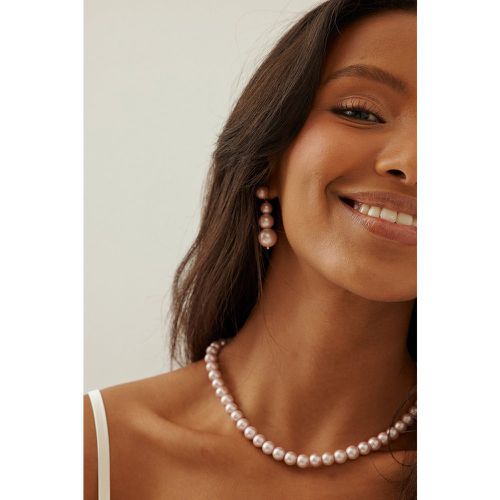 Collier de perles - Pink - NA-KD Accessories - Modalova