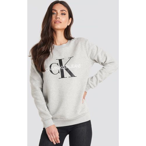 Core Monogram Logo Sweatshirt - Grey - Calvin Klein - Modalova