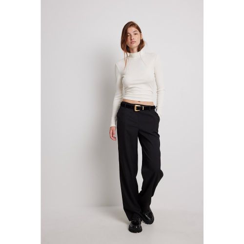 Pantalon de costume classique - Black - Ida Carlsson x NA-KD - Modalova