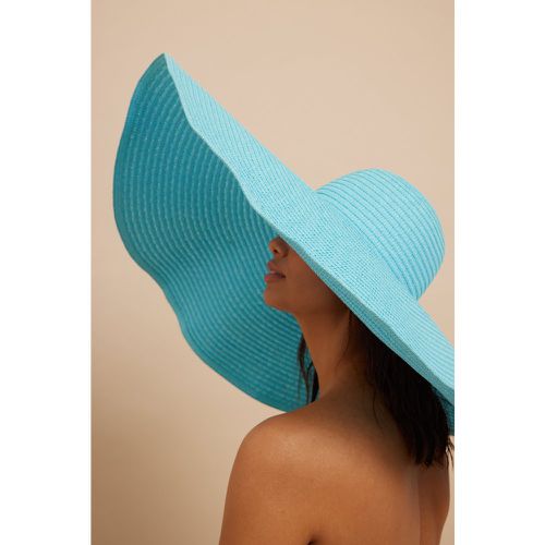 Chapeau de paille - Blue - NA-KD Accessories - Modalova