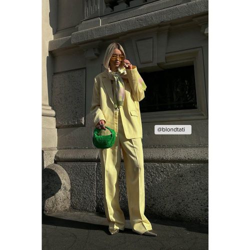 Blazer droit - Yellow - Karoline Dall x NA-KD - Modalova