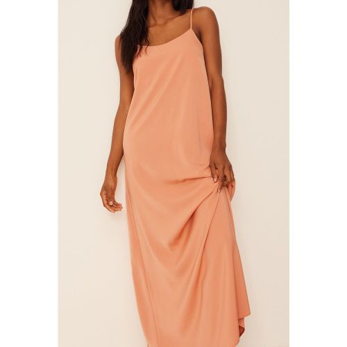 Robe longue fluide - Orange - Lisa & Lena for NA-KD - Modalova