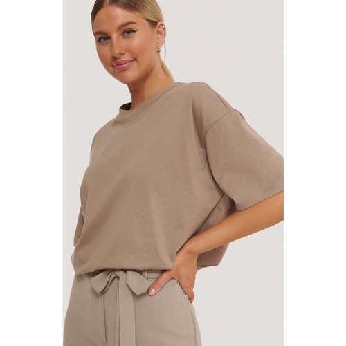 Tee-Shirt Oversize - Brown - Kim Feenstra x NA-KD - Modalova