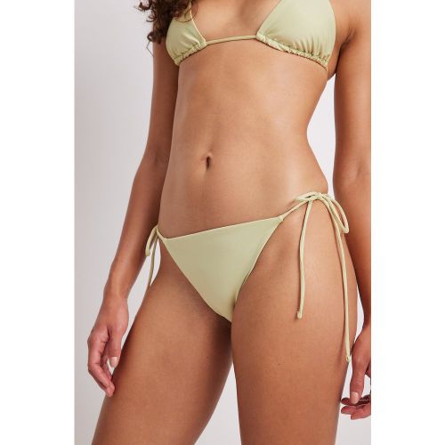 Culotte de bikini nouée - Green - Freja Wewer x NA-KD - Modalova