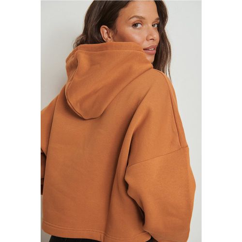 Biologique hoodie court basique - Orange - NA-KD Basic - Modalova