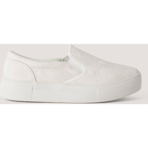 Basic Slip In Trainers - White - NA-KD Shoes - Modalova