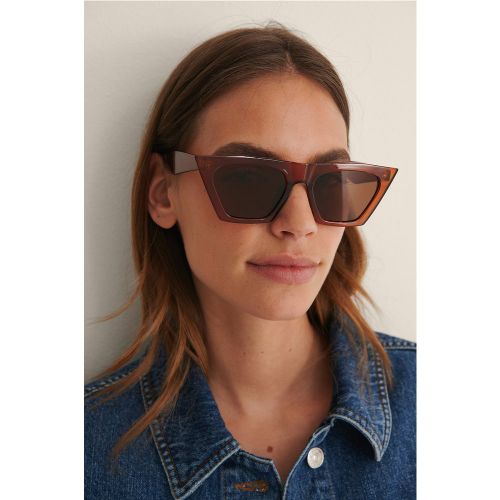 Lunettes De Soleil Oversize - Brown - NA-KD Accessories - Modalova