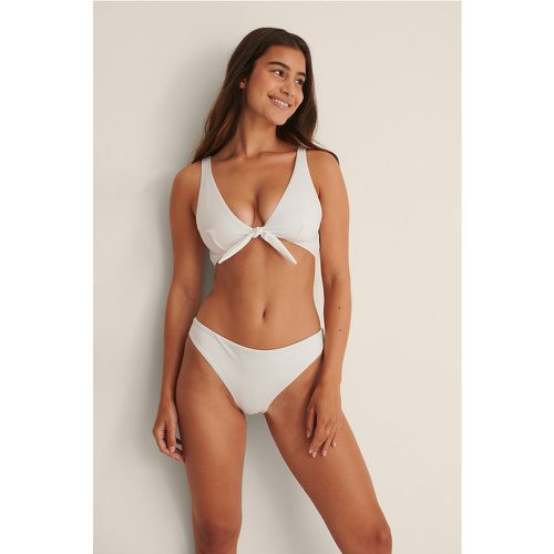 Culotte De Bikini Avec Coupe Brésilienne - White - NA-KD Swimwear - Modalova