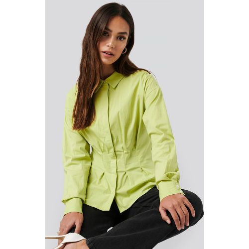 Gathered Waist Shirt - Green - NA-KD Classic - Modalova