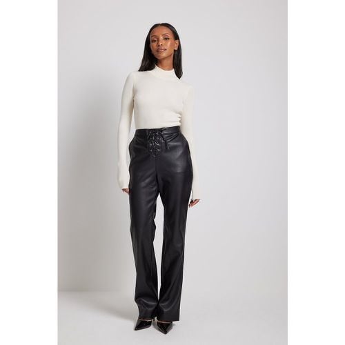 Pantalon faux cuir - Black - NA-KD Trend - Modalova