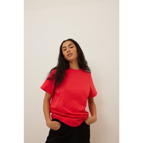 T-shirt surdimensionné oversize - Red - Freja Wewer x NA-KD - Modalova